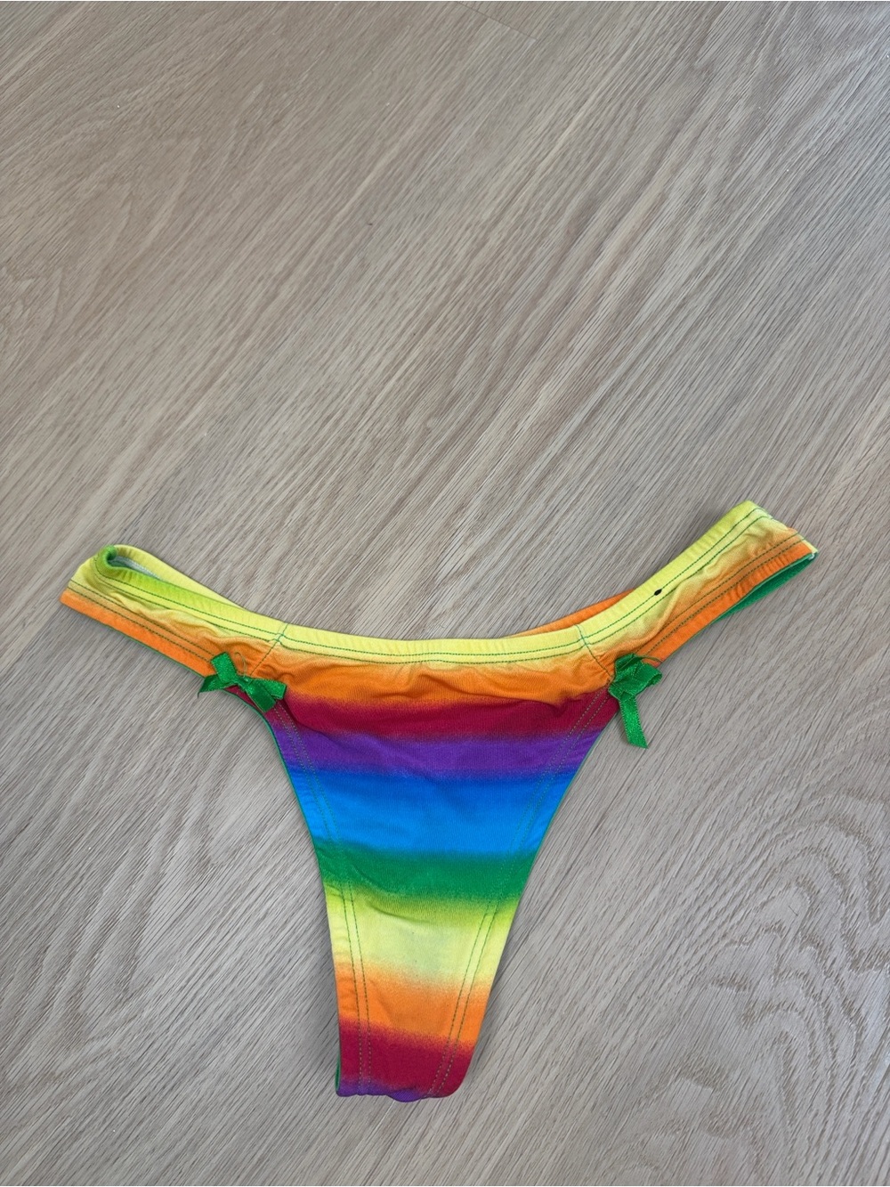 Flirtitude Rainbow Thong Panty S
